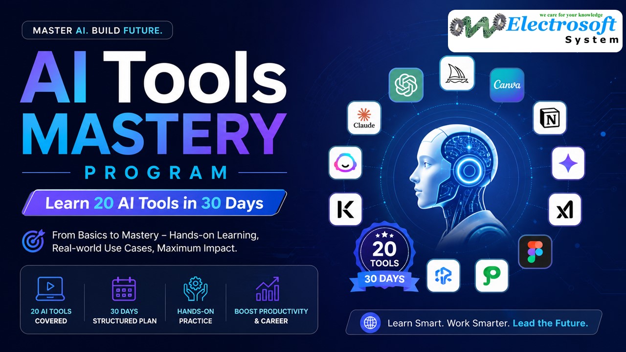 AI Tools Mastery Program – Learn 20 AI Tools in 30 Days